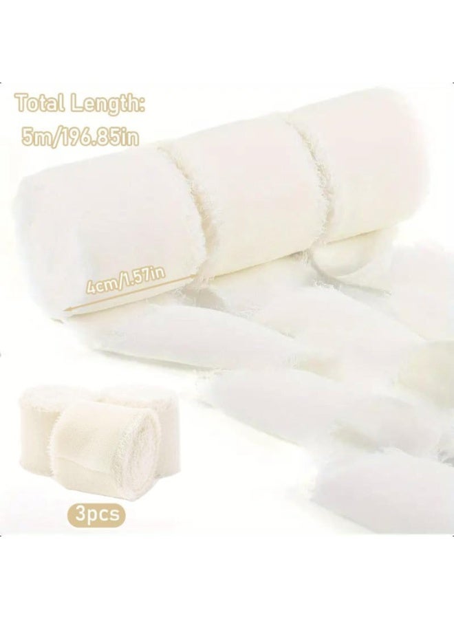 لينلي 3 لفات من شريط الشيفون الحريري - Image 2